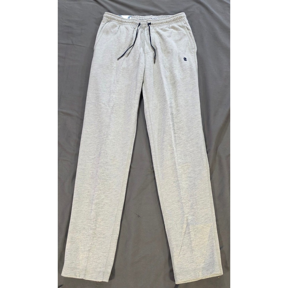 IZOD Advantage Fleece Joggers Mens Small Light Grey Heather 45GP038000 NEW